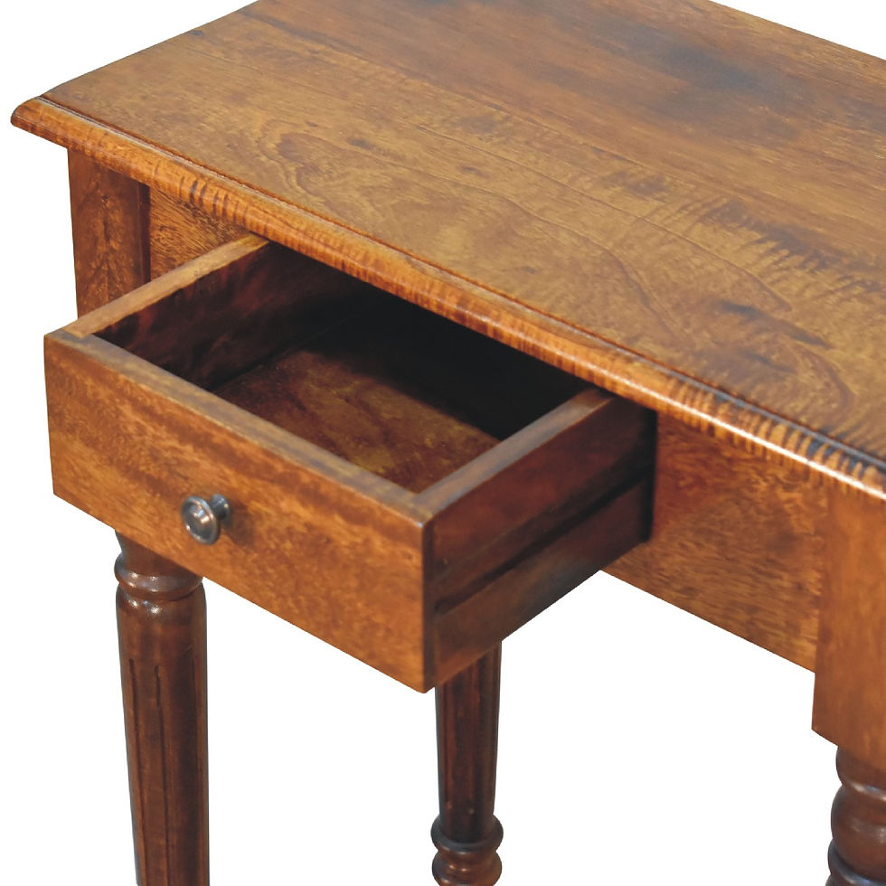Thumbnail: Chestnut Turned Leg Writing Desk