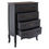 Thumbnail: Elena Wooden Chest Of 4 Drawers In Dark Grey