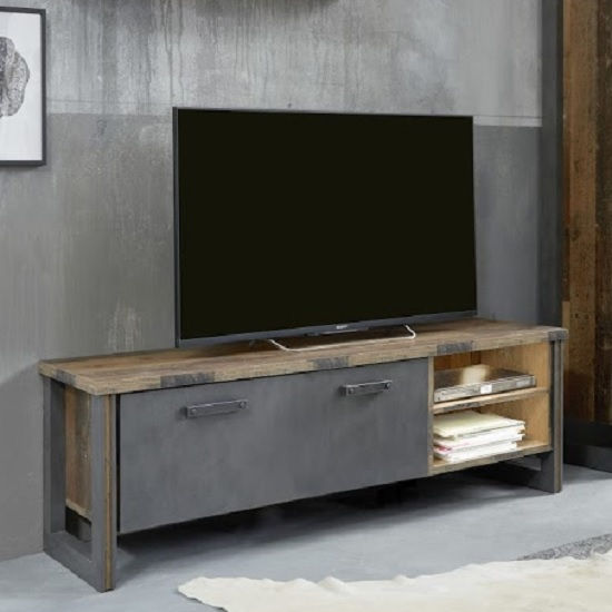 Marlengo Wooden TV Stand with LEDs