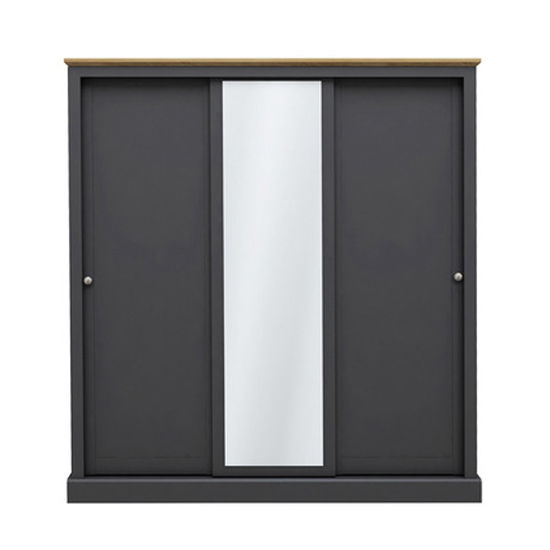 Devani Wooden Sliding Wardrobe With 3 Doors