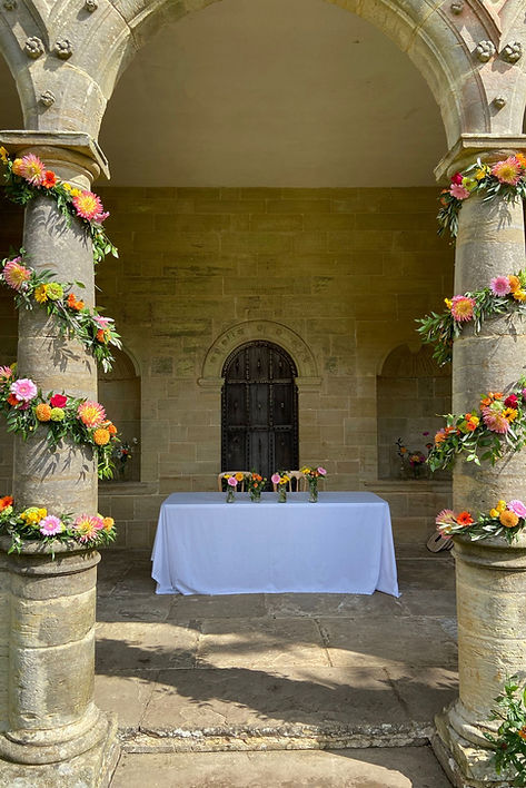 Flower Pillars