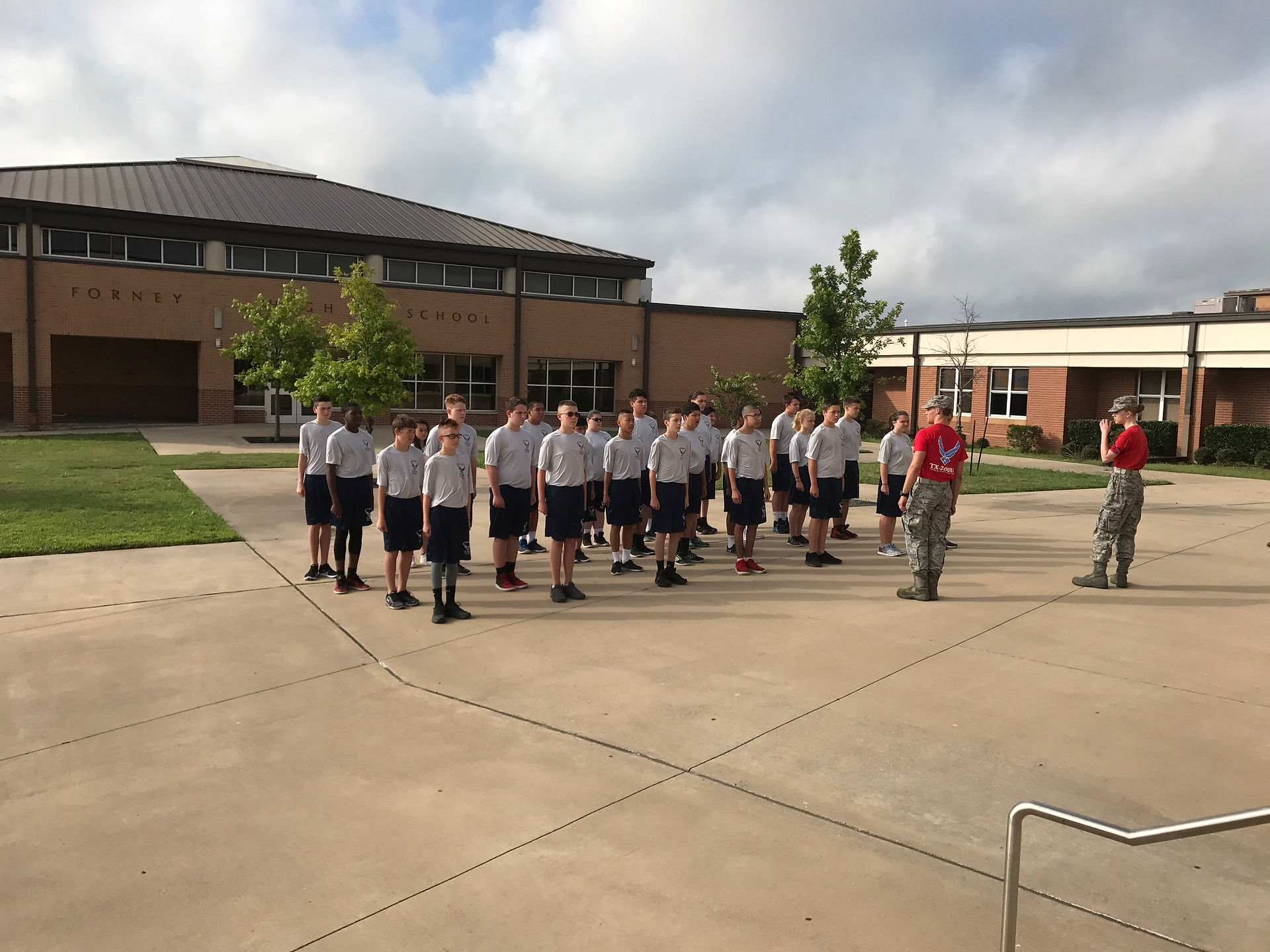 FISD AFJROTC New Cadets