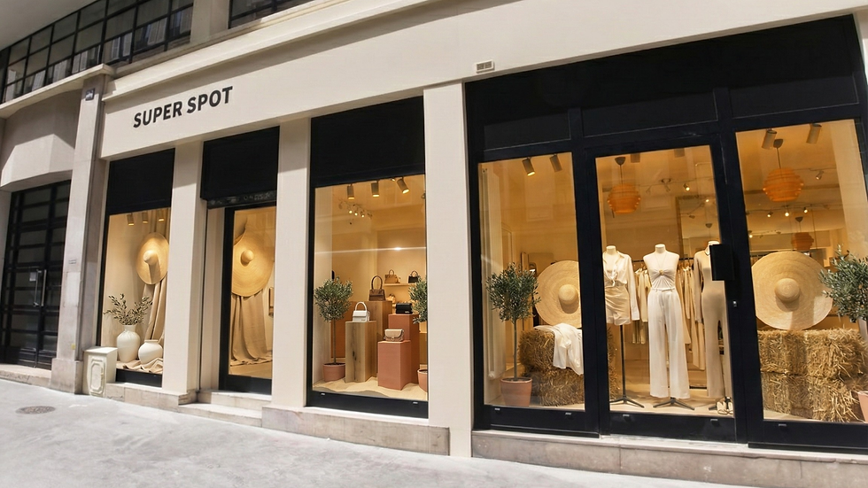 Organisation showroom mode Super Spot Paris 3 - scénographie et installation dans espace lumineux Marais