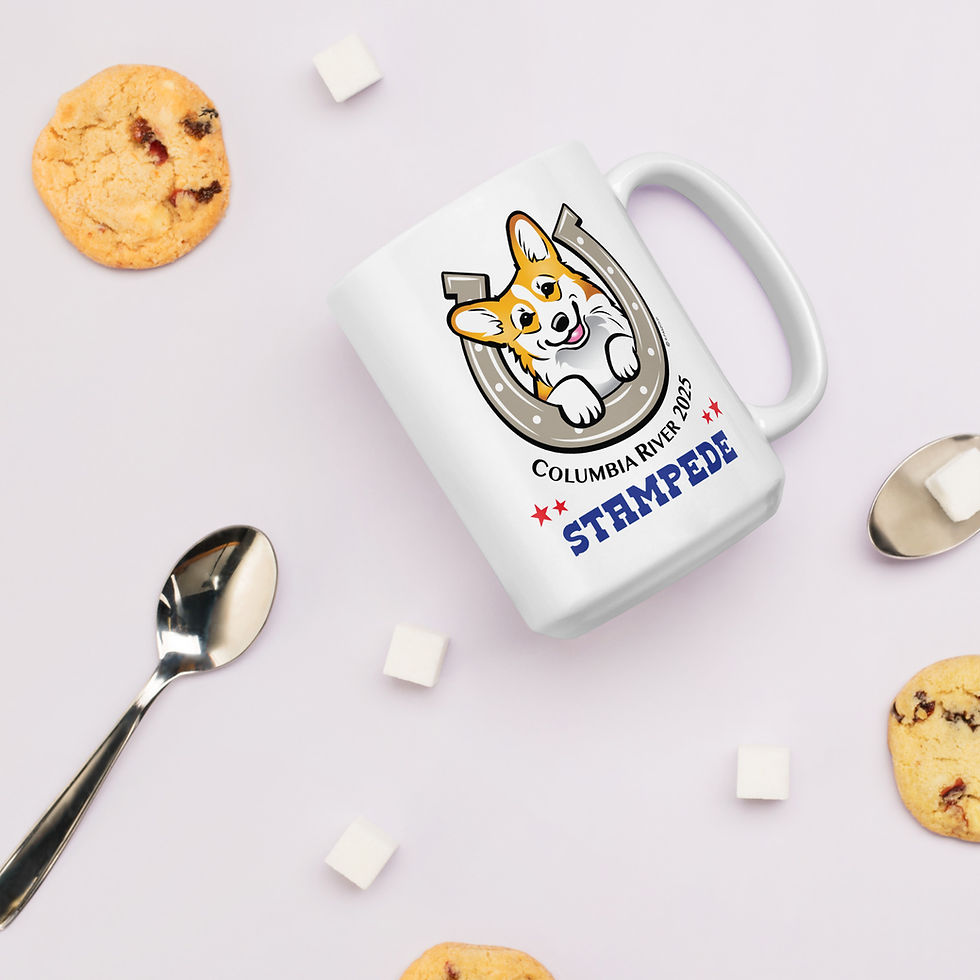 Thumbnail: Stampede 25' White glossy mug