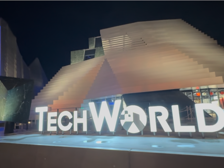 由台灣出展的世博 Tech World 館(2025.4.13. Lorry 攝)