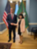 片山 11 日起與美國財長會面,與 G7 國家就重要礦物供應鏈強化交換意見(Photo Credit:片山さつき官方 FB)
