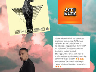 Raf Camora sortira la réédition "Forever RR" le 5 juin