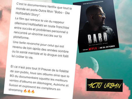 Haftbefehl cartonne avec son documentaire Netflix et fait grimper ses anciens albums dans les charts germanophone.