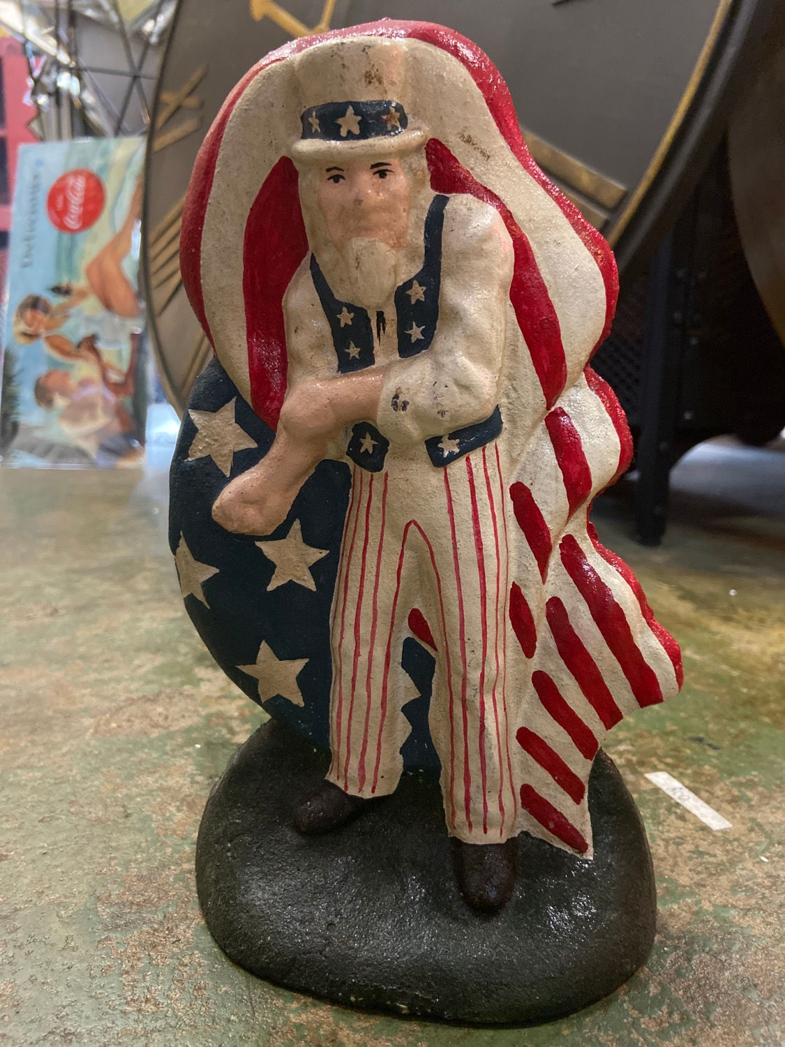 Uncle Sam door stop