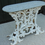 Thumbnail: CAST IRON MARBLE TOP TABLE 62KG 500622