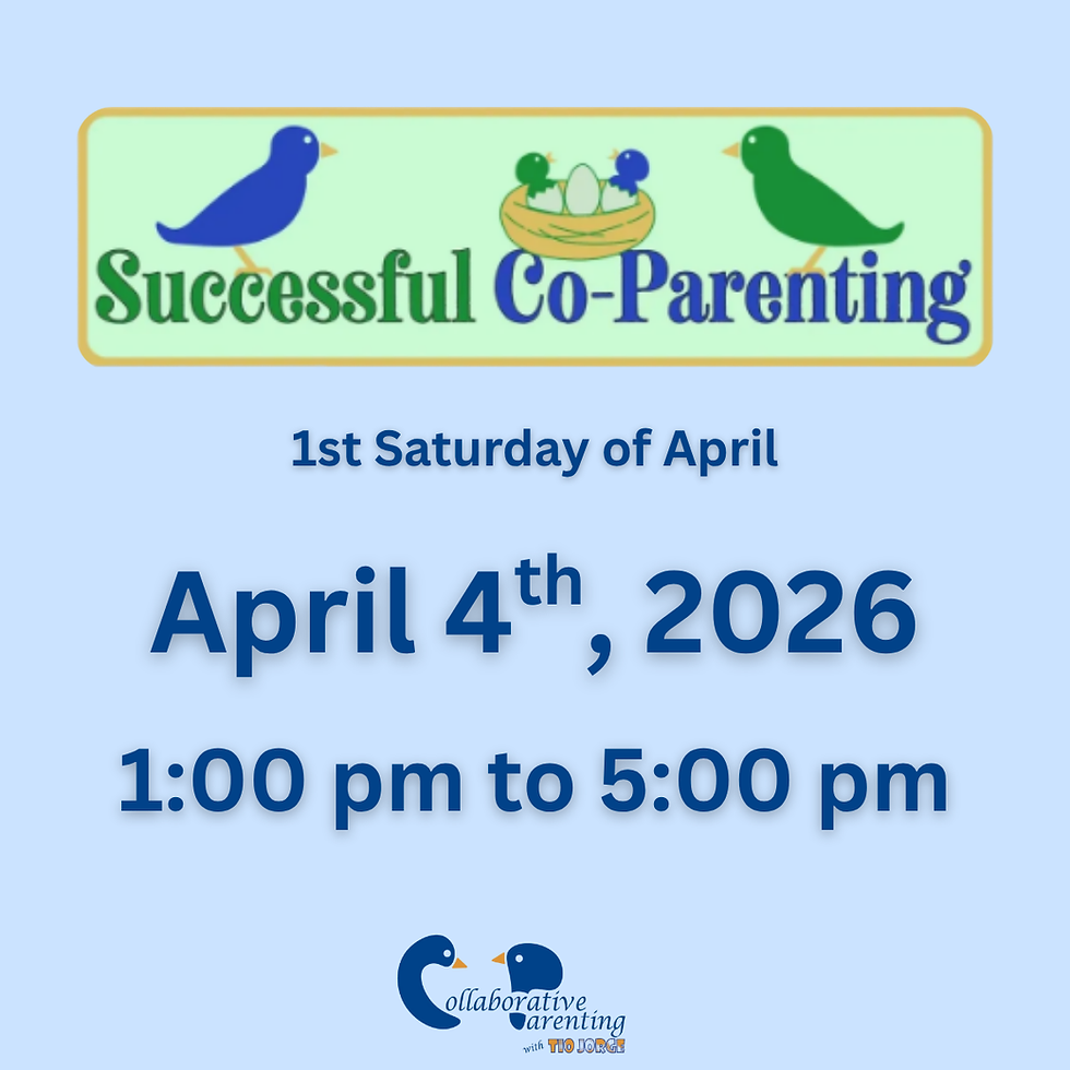  "Successful Co-Parenting"  - Saturday 4/4/2026   (1:00 pm to 5:00 pm)     