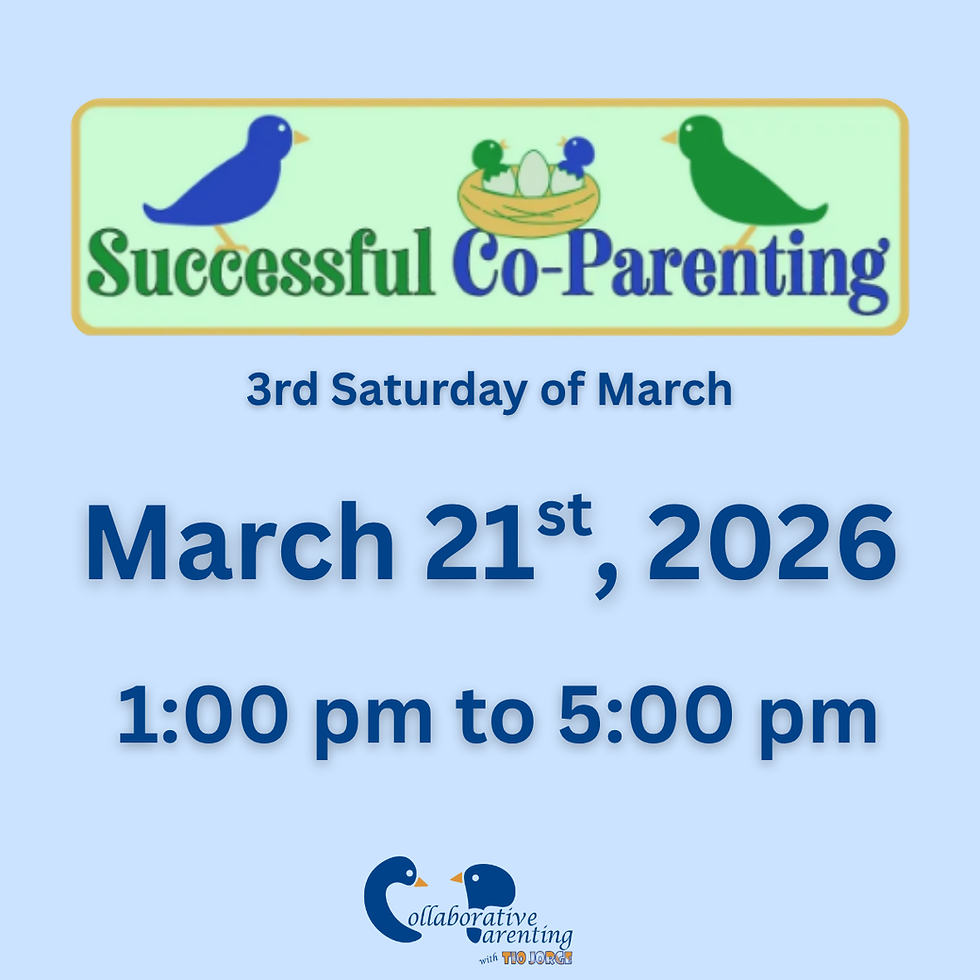  "Successful Co-Parenting"  - Saturday 3/21/2026   (1:00 pm to 5:00 pm)     