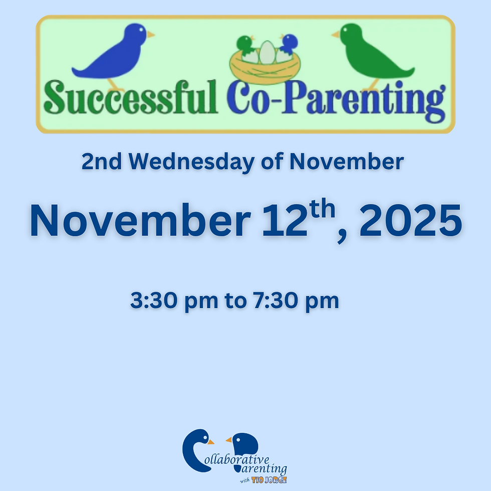 "Successful Co-Parenting"  - Wednesday 11/12/2025  (3:30  to 7:30 pm)