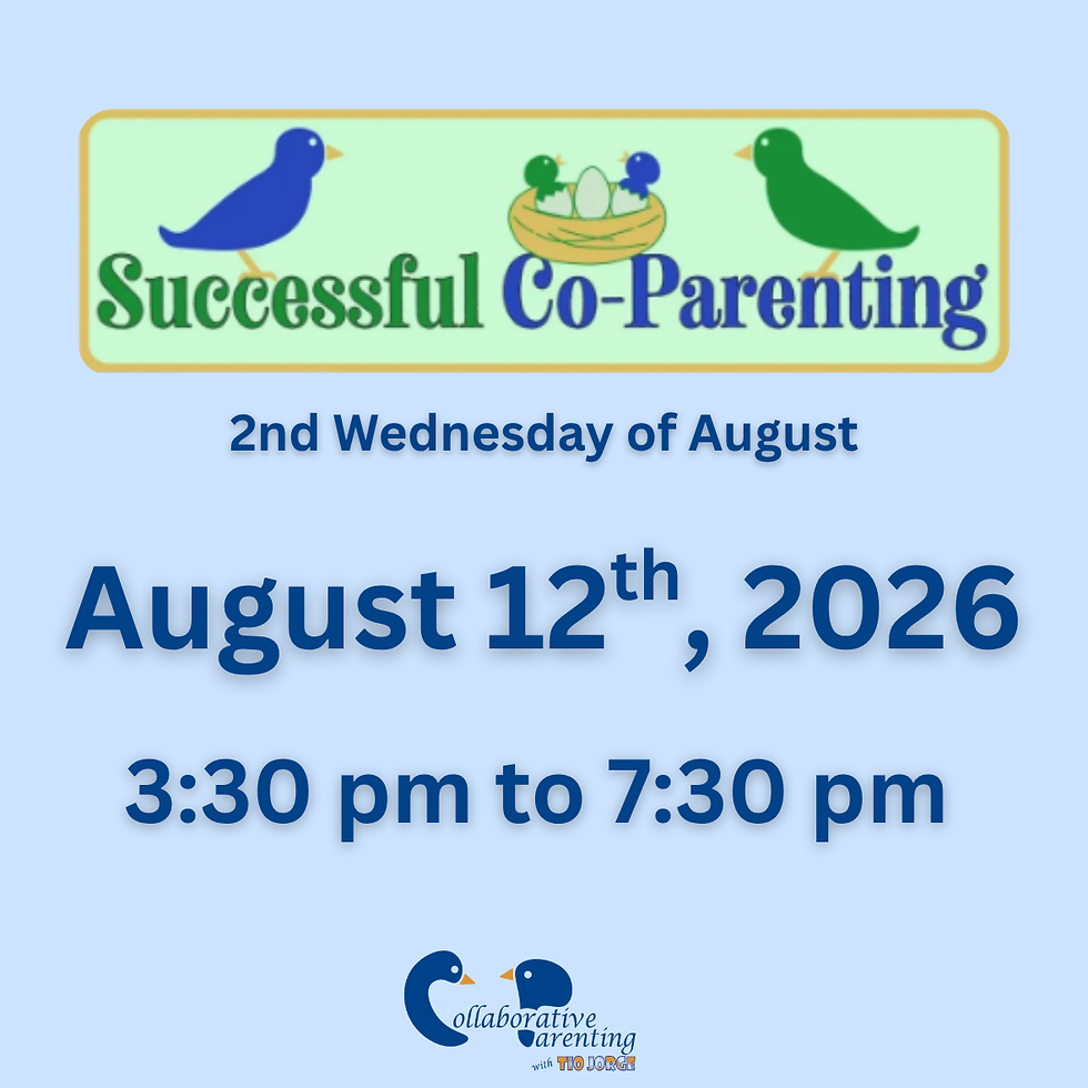 "Successful Co-Parenting" - Wednesday 8/12/2026 (3:30 pm to 7:30 pm)