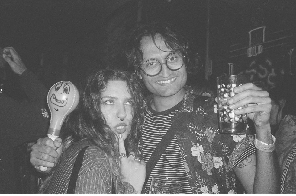 Dave Ashby's maraca, Eliza, and me