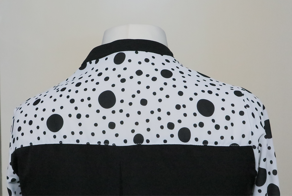 Thumbnail: Polka Dots Button Front Blouse