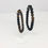 Miniaturebillede: 1PCS  Unisex Semi Natural Stone Black Agate and Tigers Eye Bracelet