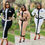 Miniaturebillede: Knitwear 2pcs Women Jumper and Skirt With Buttons Detail