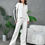 Miniaturebillede: Cosy Knitted Zipped Front Women’s 2pcs Set