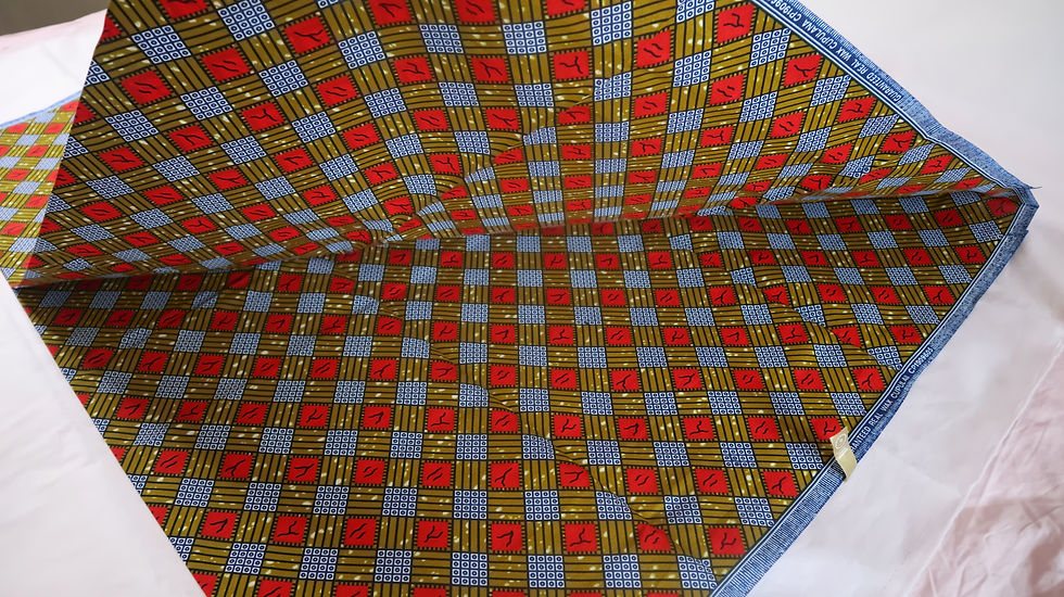 Miniatura: African print Fabric,6 Yard  Cotton Ankara Fabric,