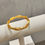 Thumbnail: Stylish Patterned Gold Plated Bangle