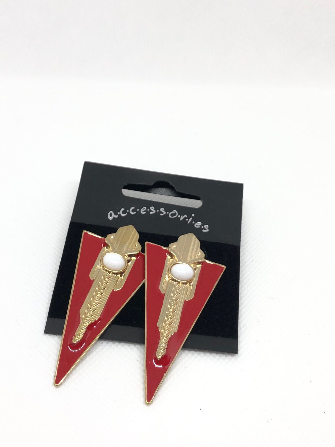 Triangle Shape Dangle Earring