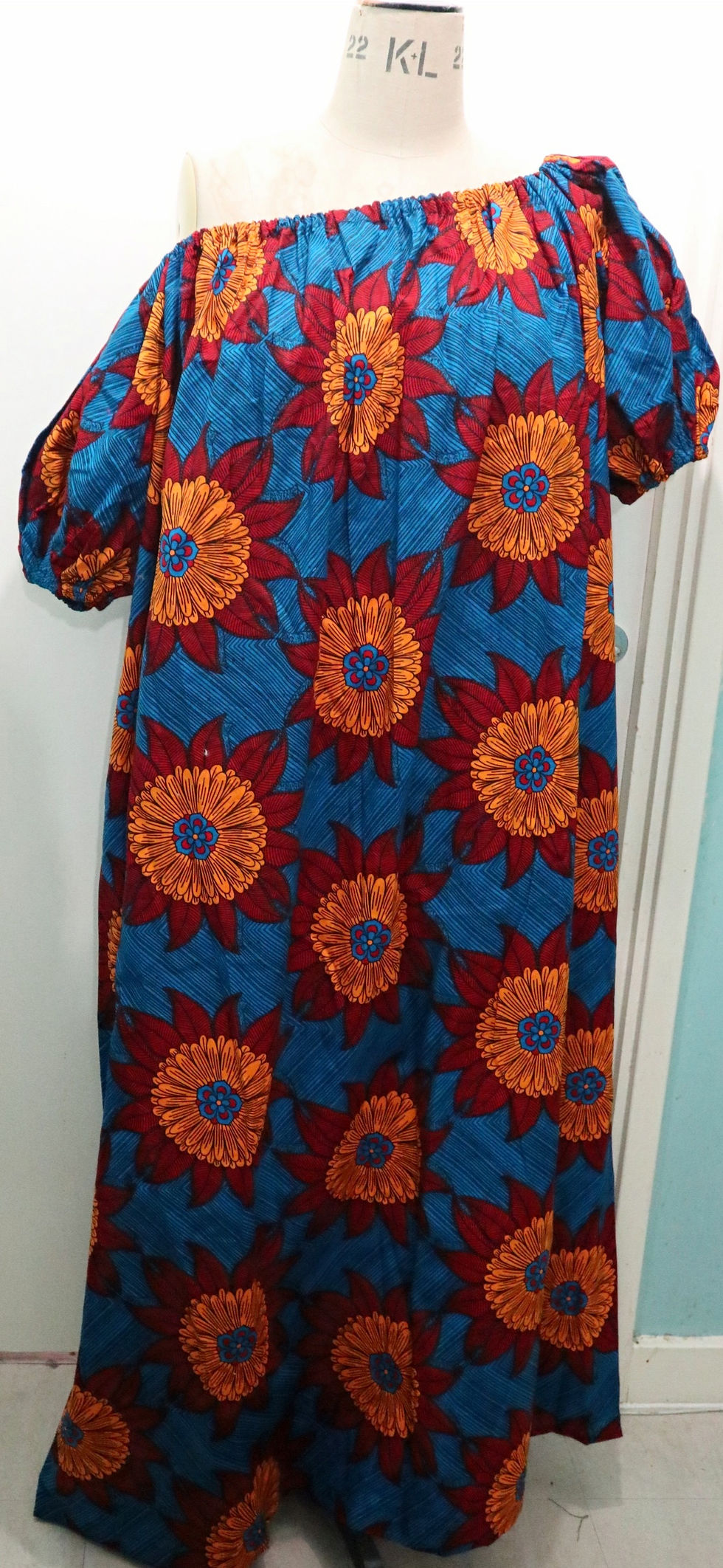 Miniaturbild:  African Cotton Print Ankara Long Maxi Dress Womenswear 