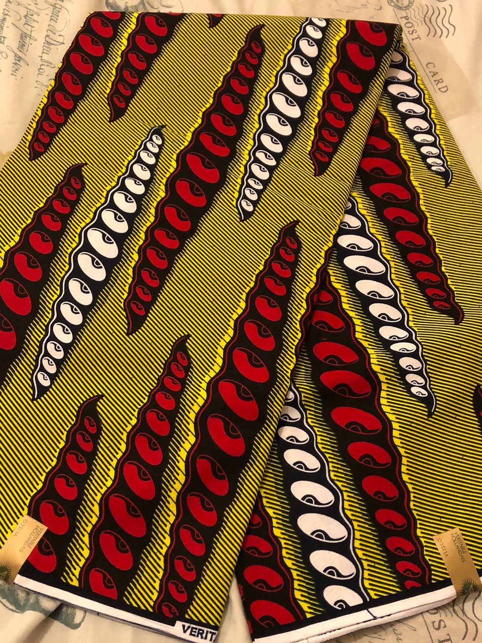 Миниатюра: Hight Quality Guaranteed Real Dutch Hollandaise  Block Wax Print