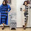 Miniaturebillede: Strips Women’s Knitted Turtleneck Dress and Knitted Cardigan Set Womenswear 