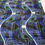 Miniaturebillede: Blue African Ankara Print Excellence Fabric 6 Yard