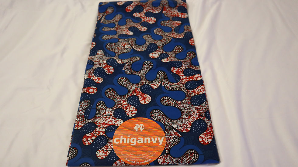 Thumbnail: Multicolour African Ankara Print Fabric Chiganvy