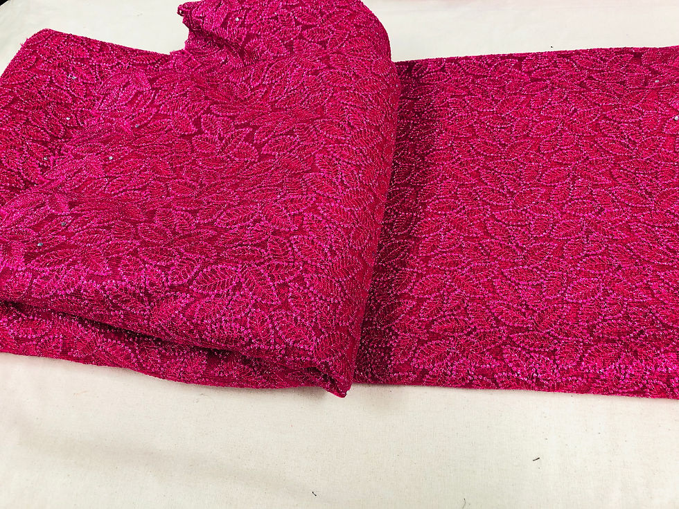Miniatyrbild: Vivid Fuchsia Pink Lace 