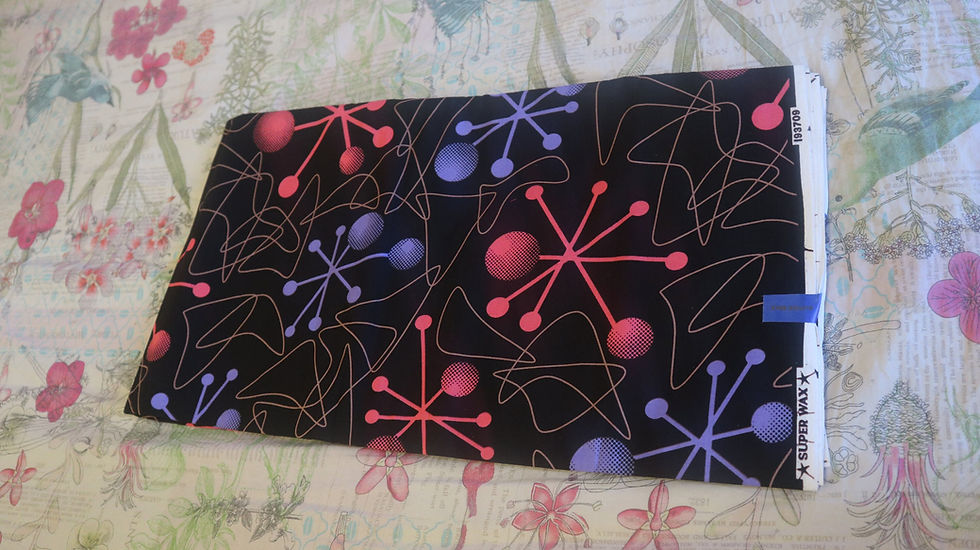 Thumbnail: African Print Cotton Ankara Fabric African Print Fabric 6 Yards