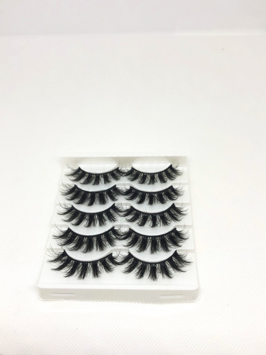 5Pairs Dramatic 3D Mink Hair False Eyelashes Natural/Thick Long Eye Lashes