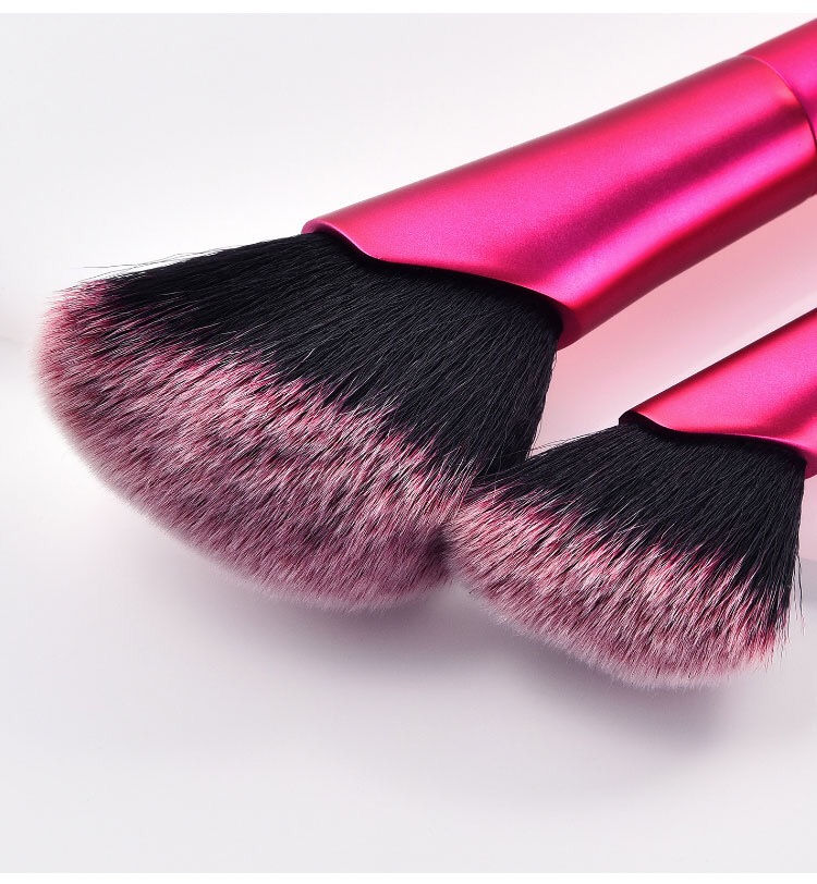 Thumbnail: Classic Shape Professional 2Pcs Set Powder/Foundation Makeup Brushes 