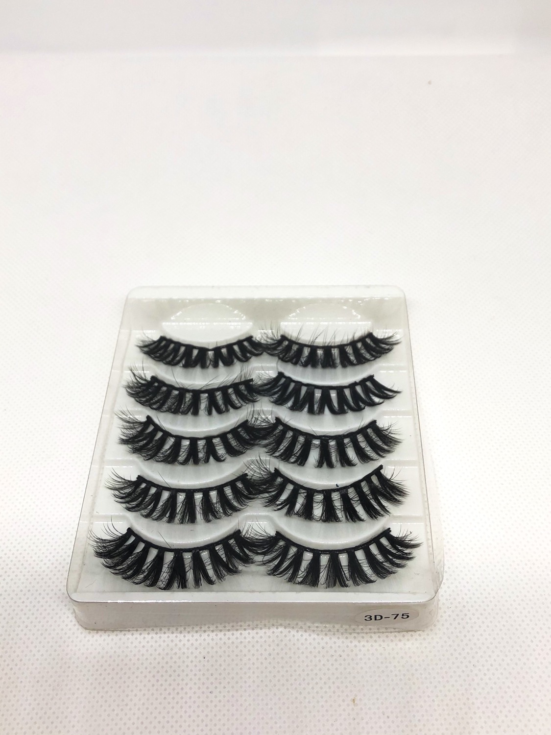 5Pairs Dramatic 3D Mink Hair False Eyelashes Natural/Thick Long Eye Lashes