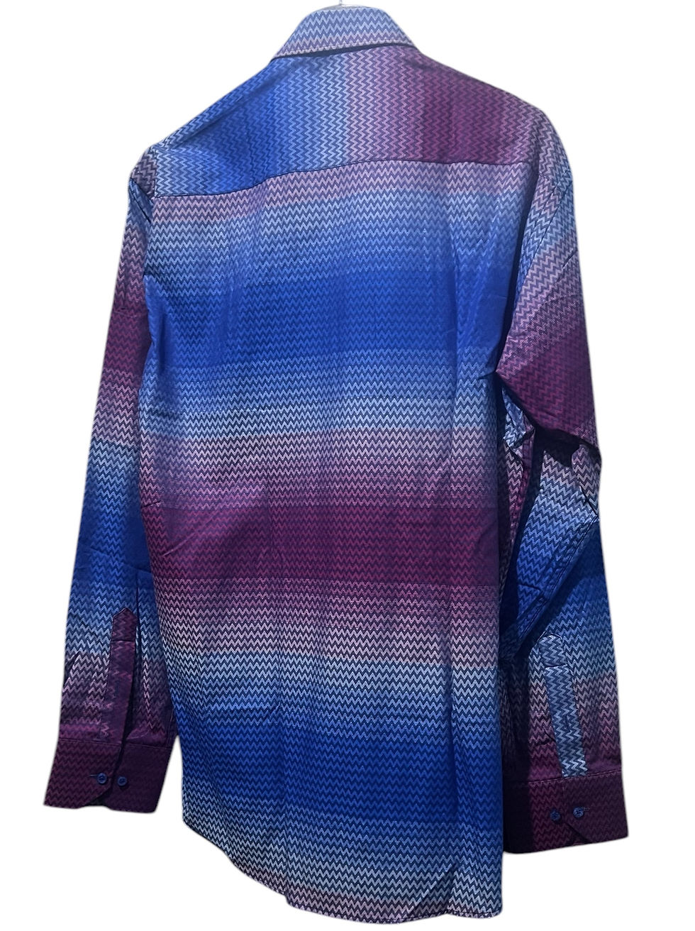 Миниатюра: Men's Ombre Colour Button Down Long sleeve Shirt
