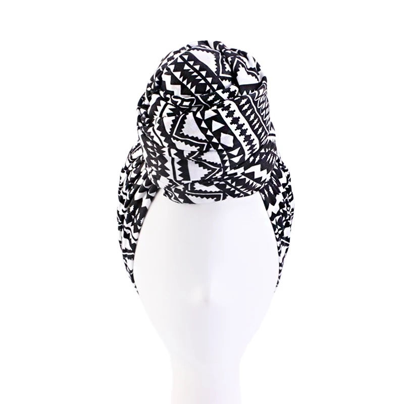 Miniaturebillede: Ethnic Style African Pattern Print Head Wrap African Headwrap