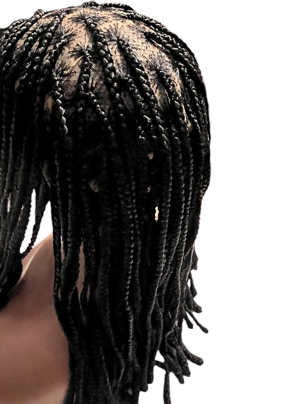 Miniaturebillede: Koroba Ends Braid Wig Braided Wig For Women In 20 inches Free Wig Cap