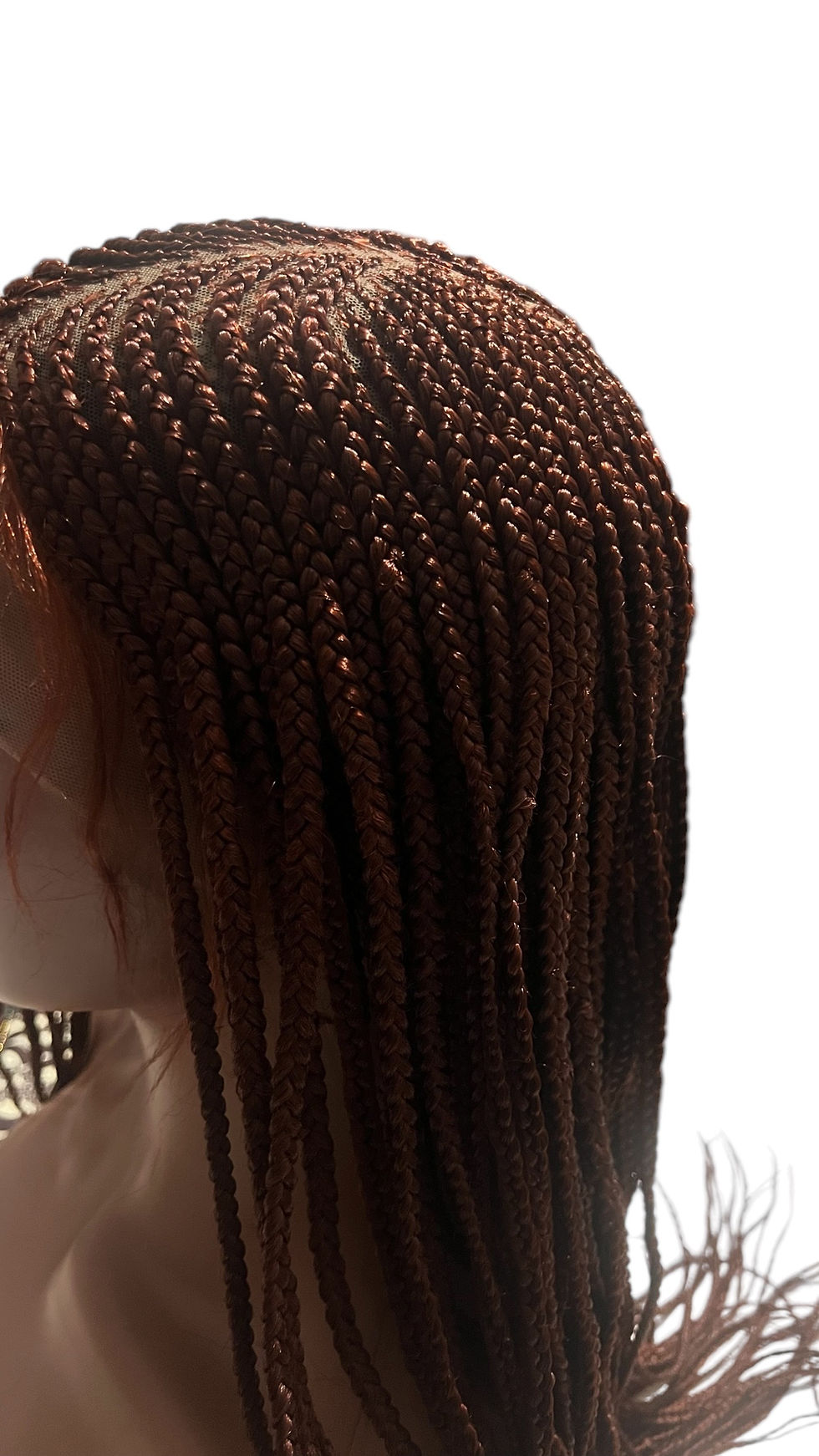 Thumbnail: Fulani Cornrow Braid Women’s  Wig With Free Wig Cap In 35 Inches