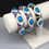 Thumbnail: Bead Stone Hinge Bangle Womenswear