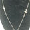 Miniaturbild: Cross Diamanté Crystal Long Necklace 