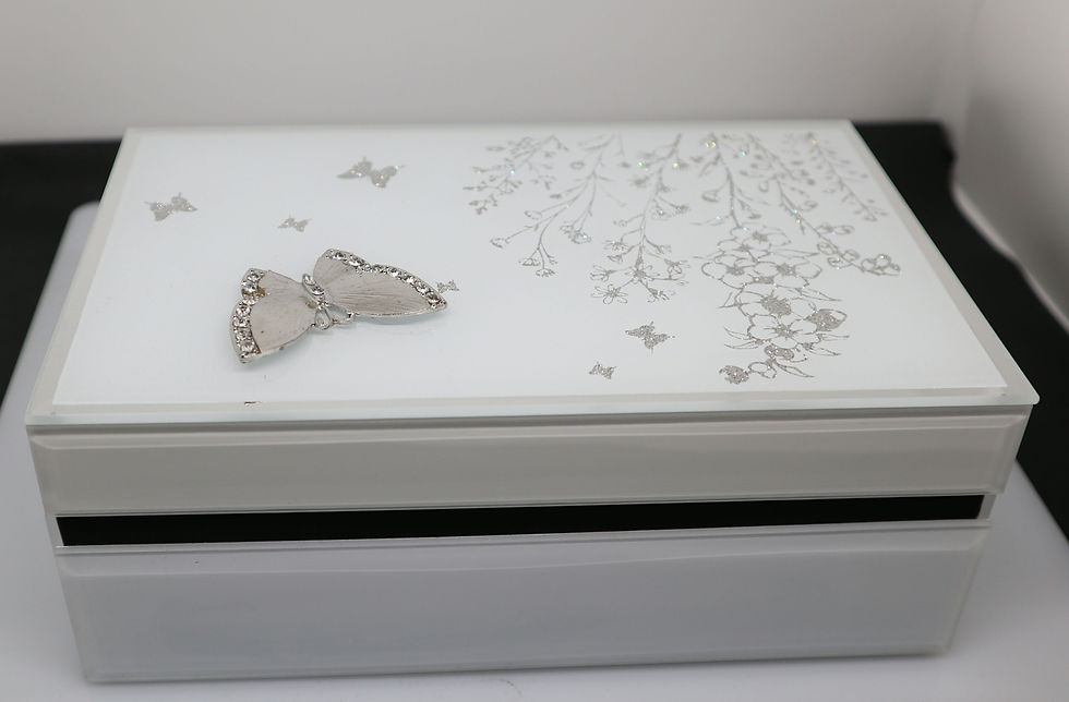 Thumbnail: Butterfly Trinket Jewellery Box