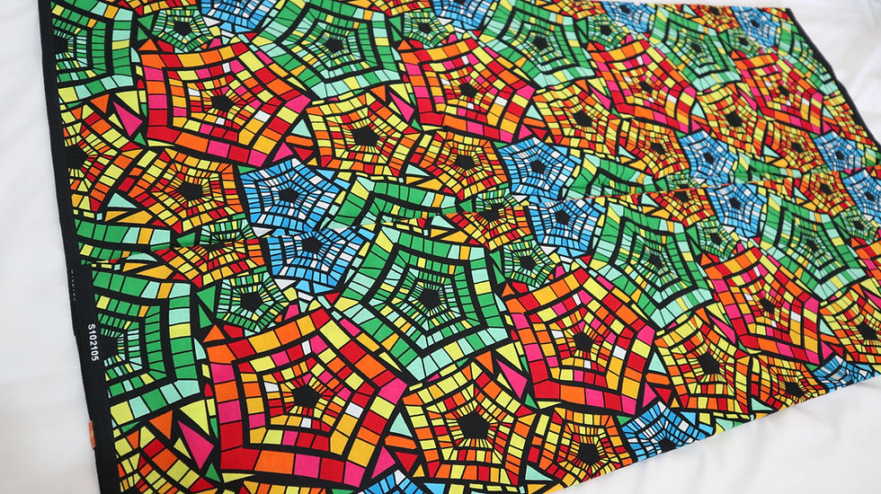 Миниатюра: Multicolor Web Design African Ankara print fabric