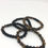 Miniaturebillede: 1PCS  Unisex Semi Natural Stone Black Agate and Tigers Eye Bracelet