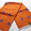 Thumbnail: Orange African Print Fabric, Ankara Wax Fabric, Orange Colour Ankara Print