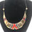 Miniaturbild: Multi Colour Antique Gold Effect Necklace and Earring Set