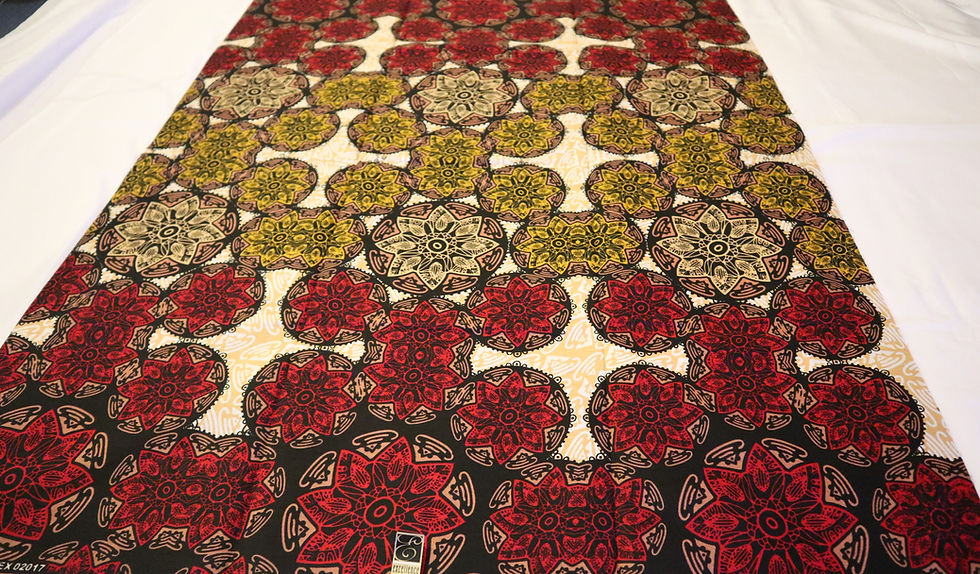 Miniatura: African Ankara Fabric, 6 Yards, Multicolour Ankara Pint, African Print