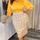 Miniaturbild: V-Neck Gathered Shoulder Balloon Sleeve Dress With Belt