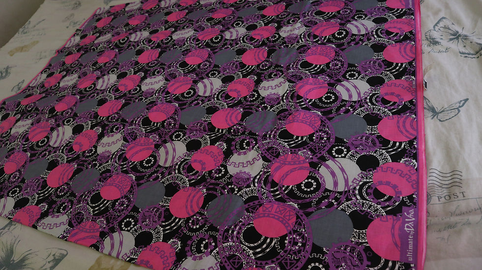 Thumbnail: African Ankara Real Wax Print Fabric